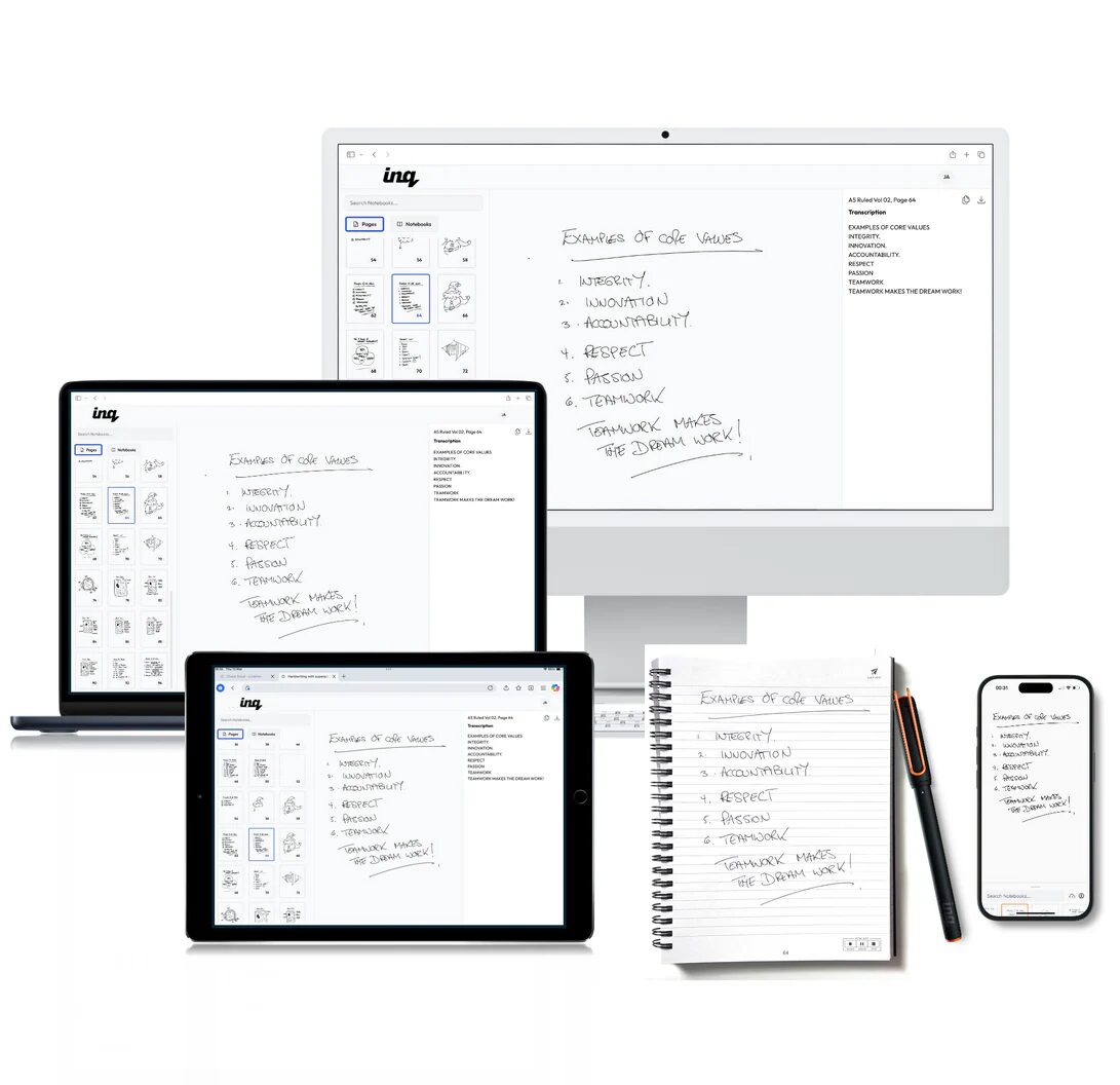 Manage handwriting data across devices.
